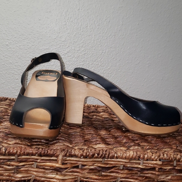 Swedish Hasbeens Peep toe Sandals - Picture 2 of 5